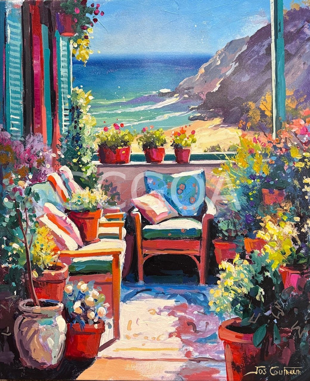 Interior - Seaside Balcony - Gold Coast Gallery Of ArtJos Coufreur