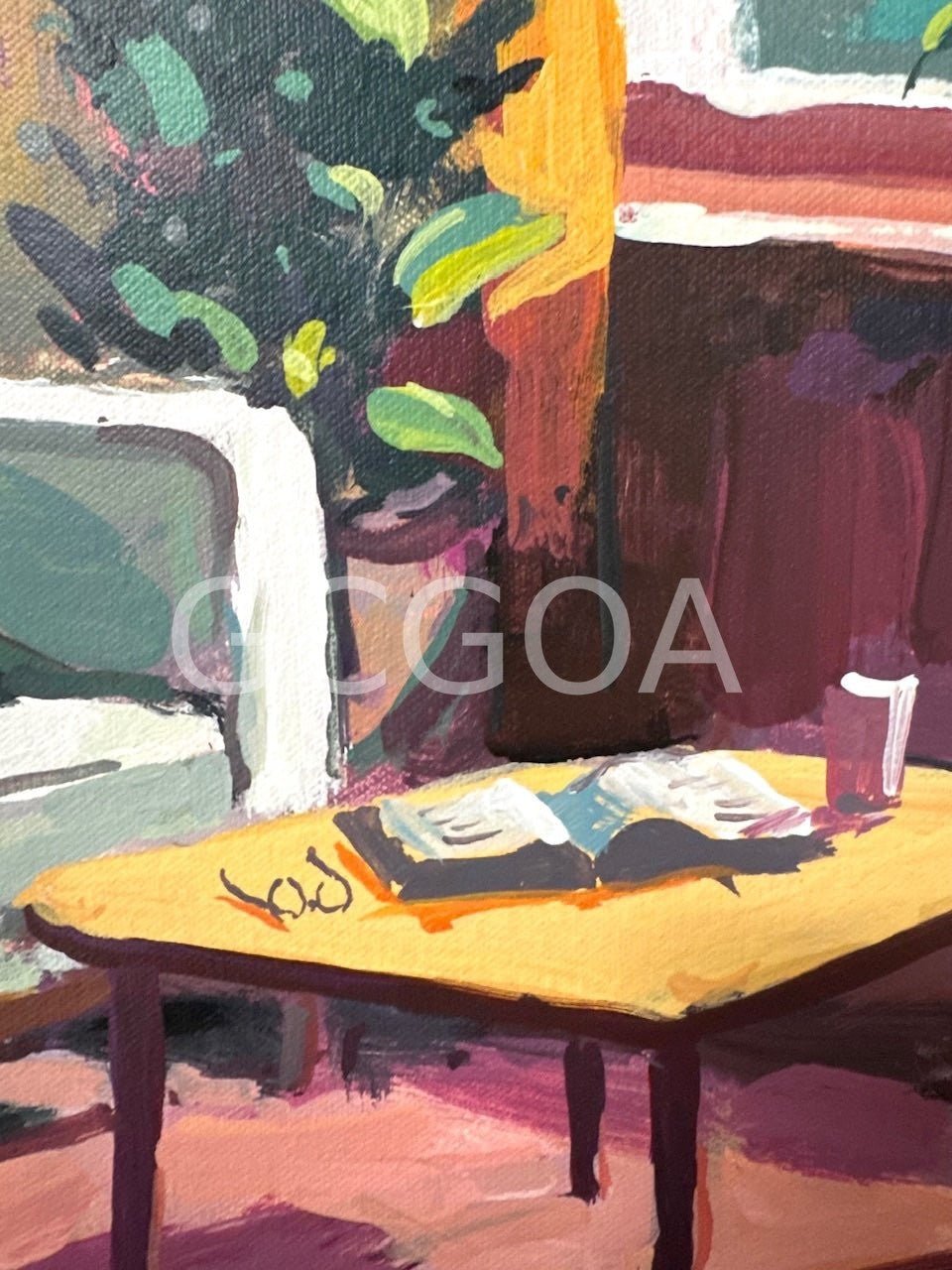 Interior- Sunlit Pages - Gold Coast Gallery Of ArtJos Coufreur