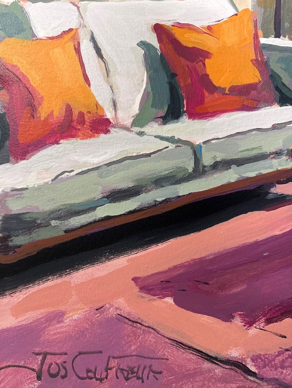 Interior - Sunlit Pages - Gold Coast Gallery Of ArtJos Coufreur