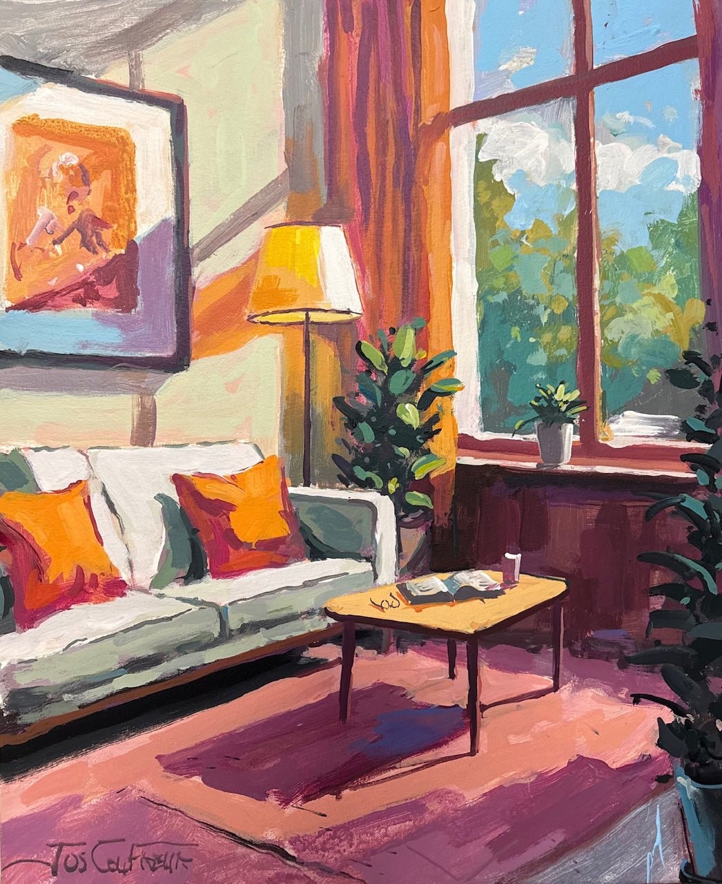 Interior - Sunlit Pages - Gold Coast Gallery Of ArtJos Coufreur