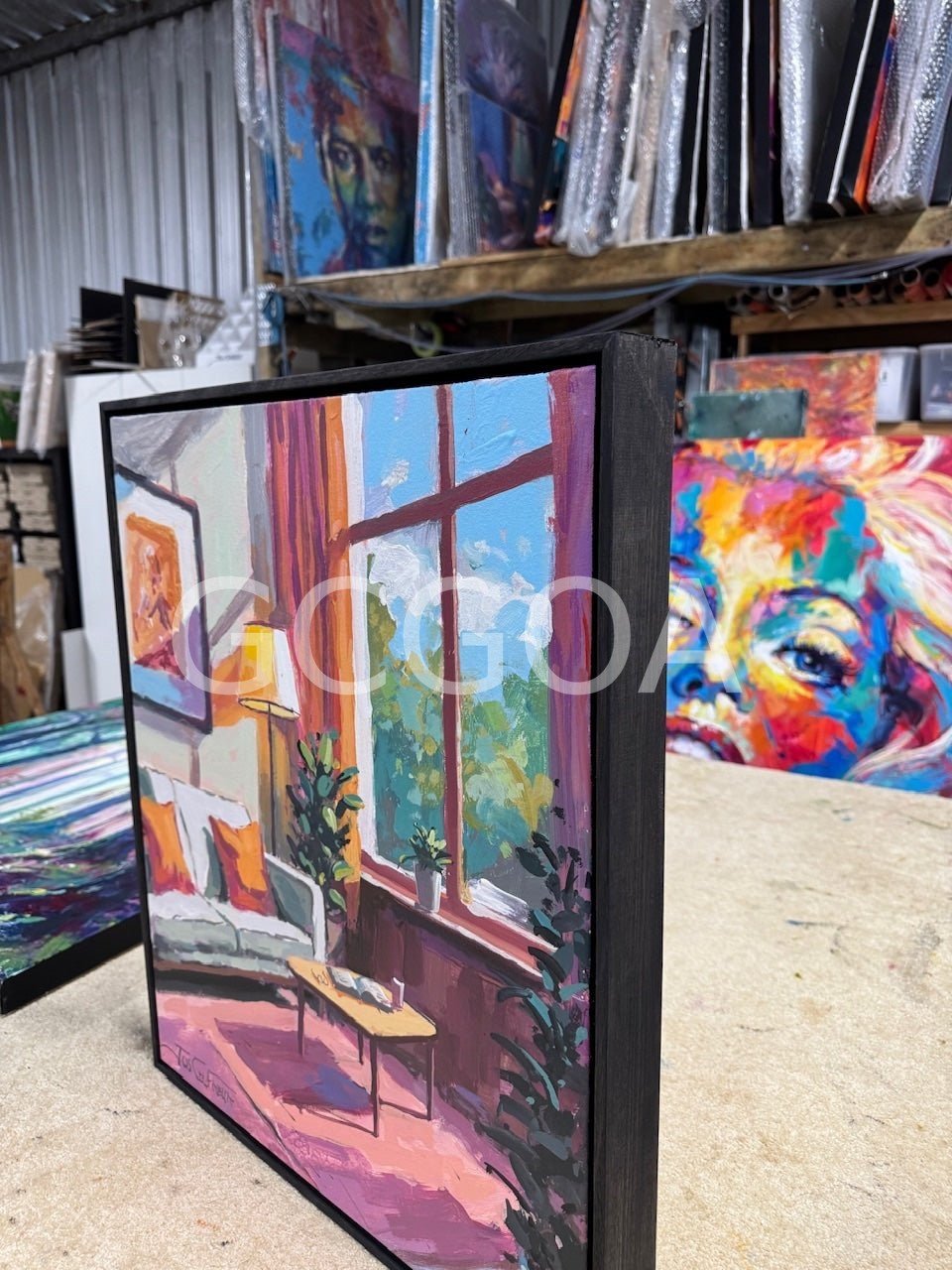 Interior- Sunlit Pages - Gold Coast Gallery Of ArtJos Coufreur