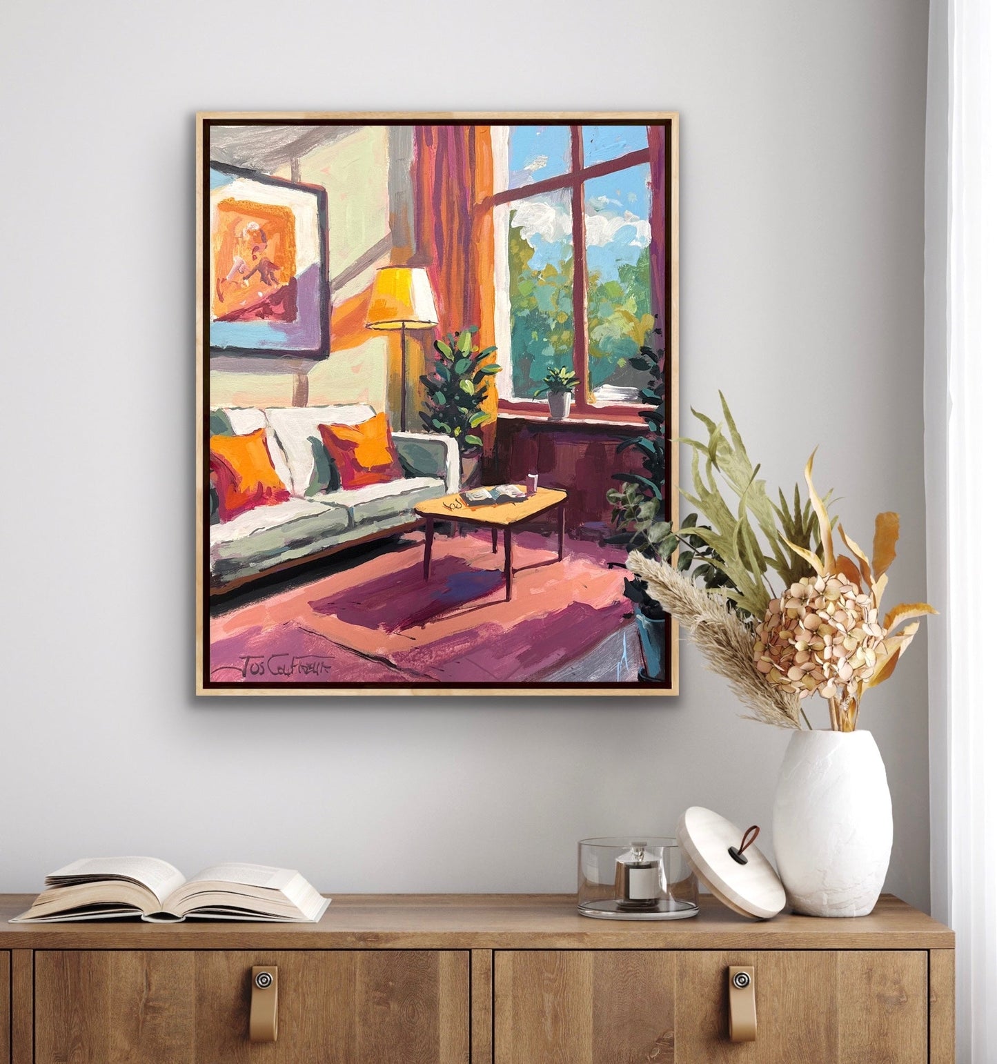 Interior - Sunlit Pages - Gold Coast Gallery Of ArtJos Coufreur