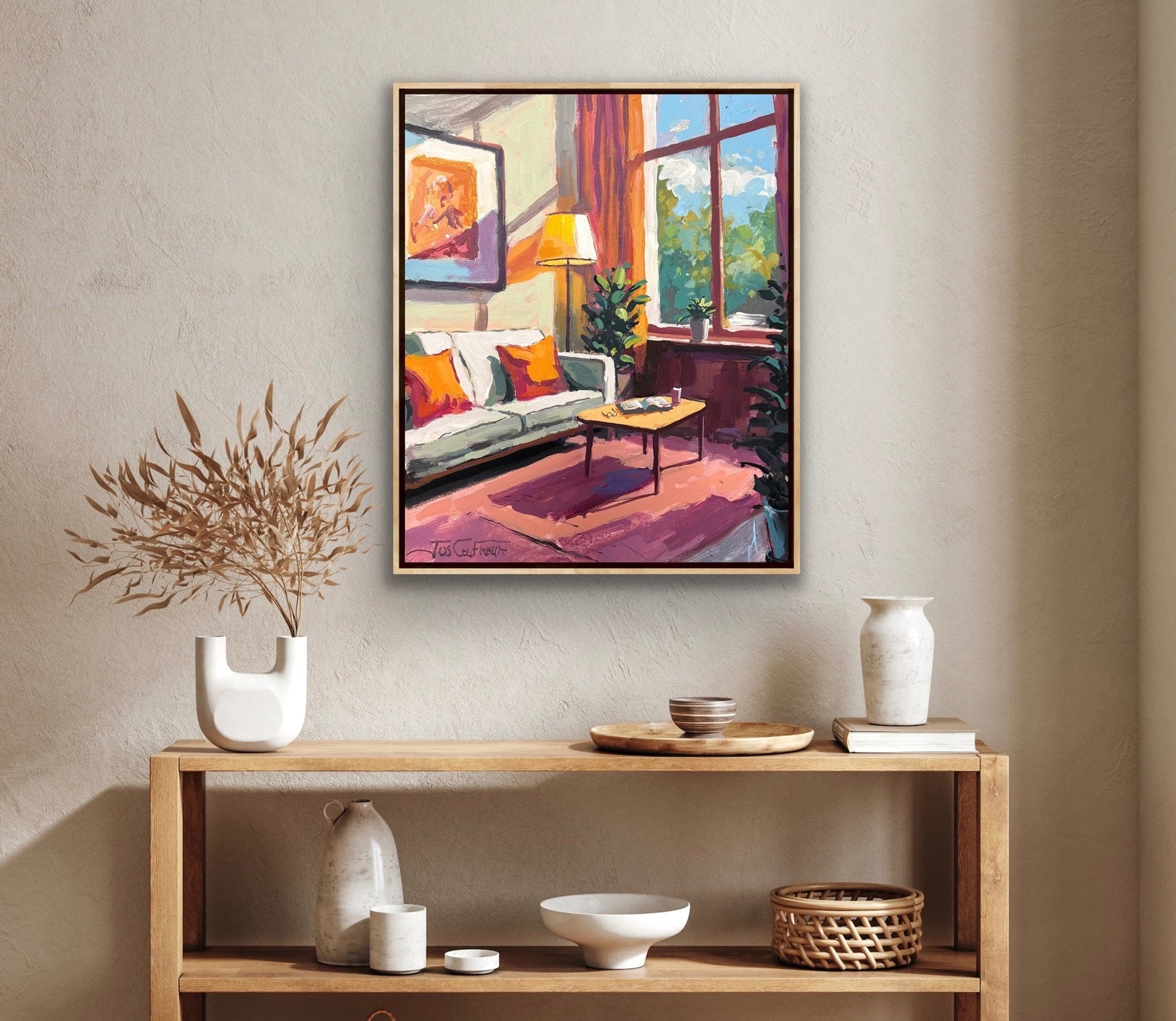 Interior - Sunlit Pages - Gold Coast Gallery Of ArtJos Coufreur