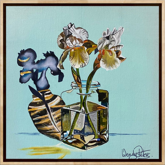 Irises in Glass - Gold Coast Gallery Of ArtWendy Peters