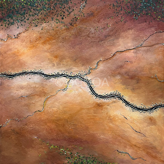 Ironbark Shadows - Gold Coast Gallery Of ArtTania Chanter