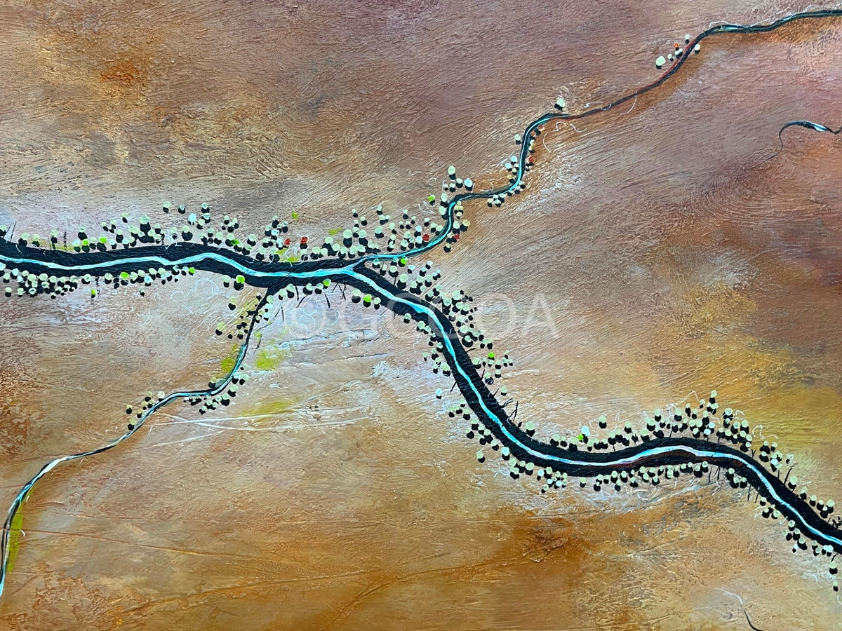 Ironbark Shadows - Gold Coast Gallery Of ArtTania Chanter
