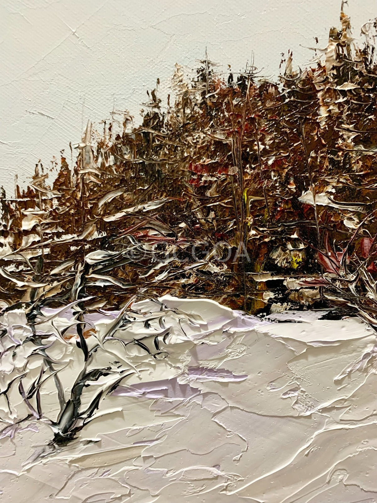 It's Snowing - Original Art - Gold Coast Gallery Of ArtAnjana Rai