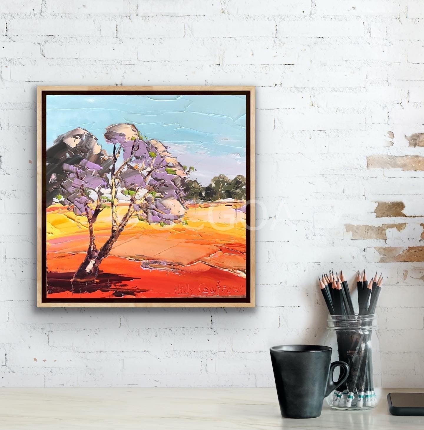 Jacaranda on the Farm - Plein Air - Gold Coast Gallery Of ArtHilly Coufreur