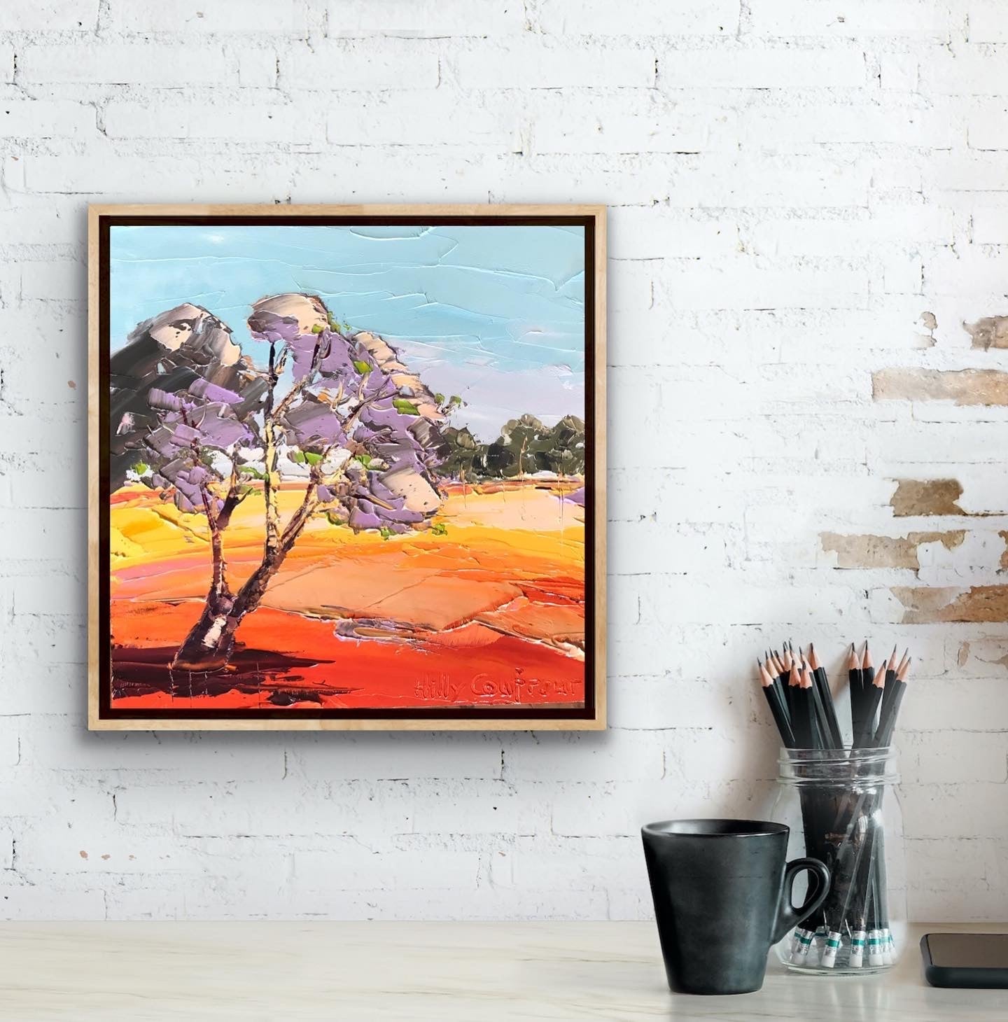 Jacaranda on the Farm - Plein Air - Gold Coast Gallery Of ArtHilly Coufreur