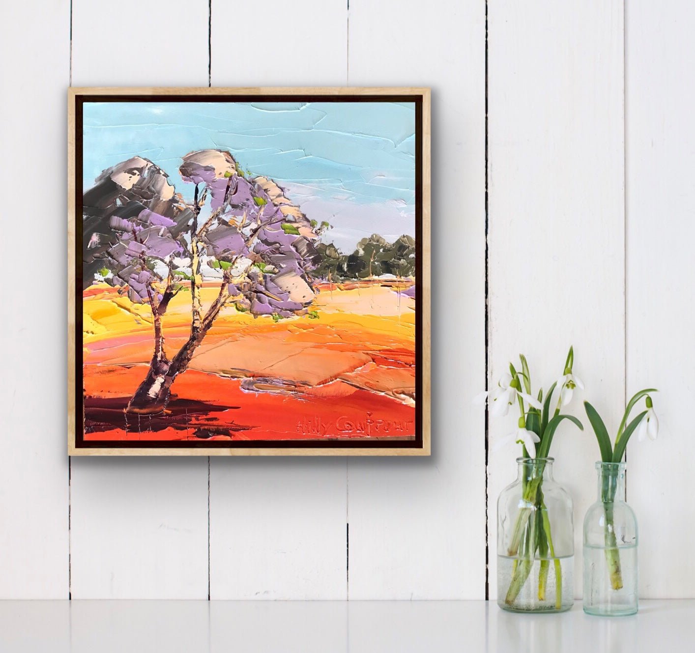 Jacaranda on the Farm - Plein Air - Gold Coast Gallery Of ArtHilly Coufreur
