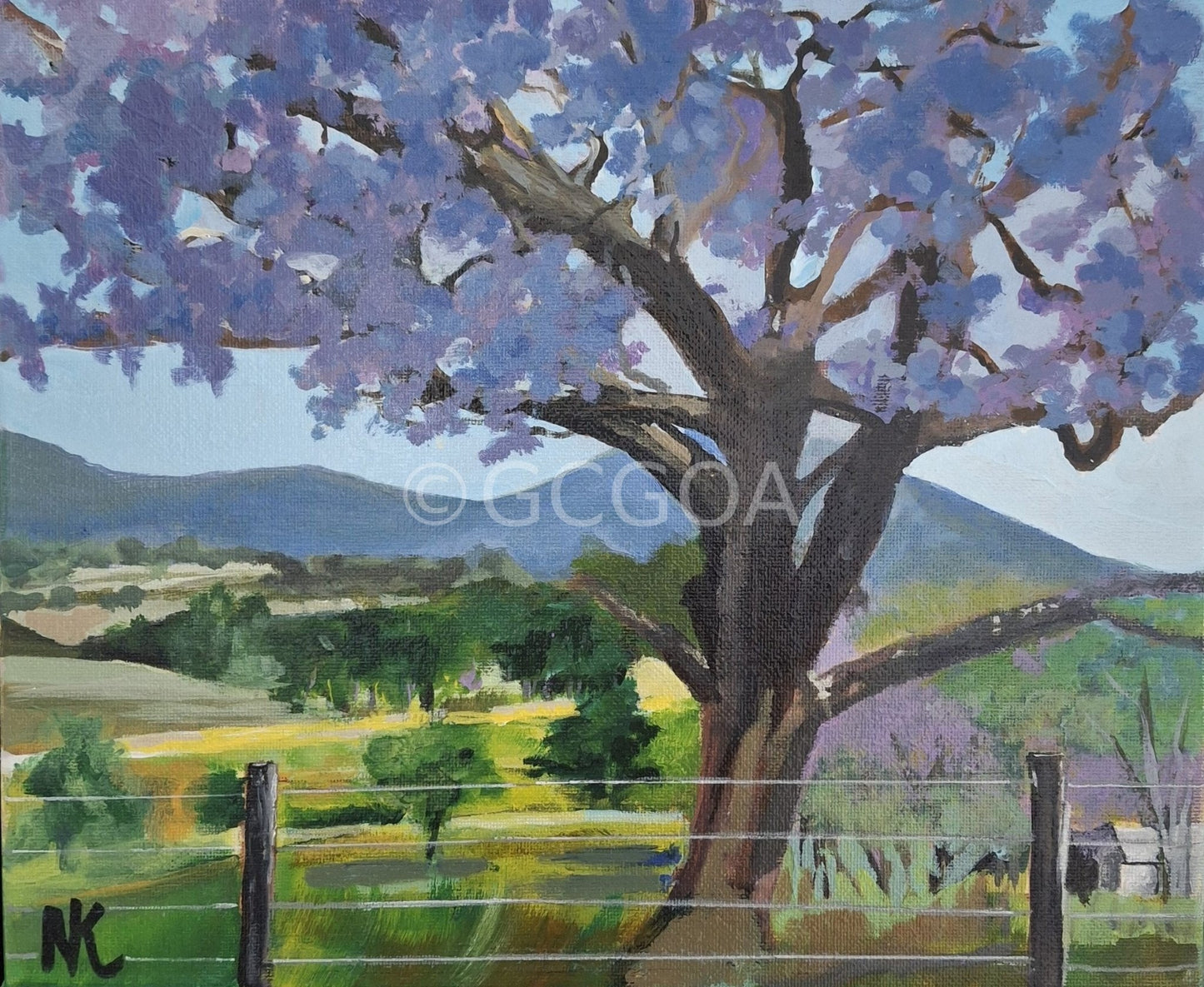 Jacaranda Season - Original Art - Gold Coast Gallery Of ArtNatalie K