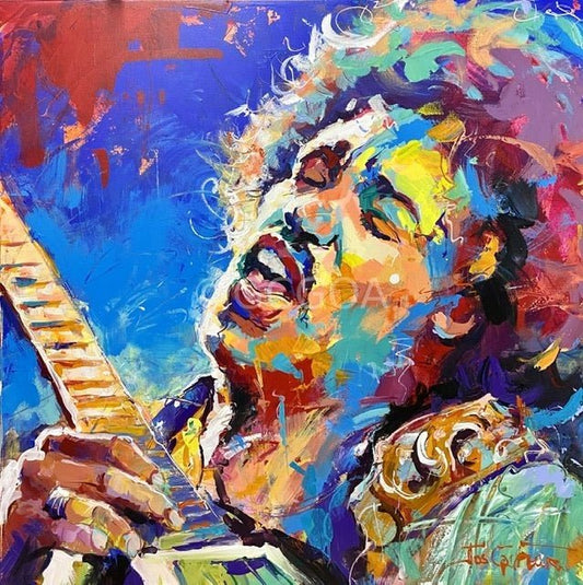 Jimi Hendrix 11 - Original Art - Gold Coast Gallery Of ArtJos Coufreur