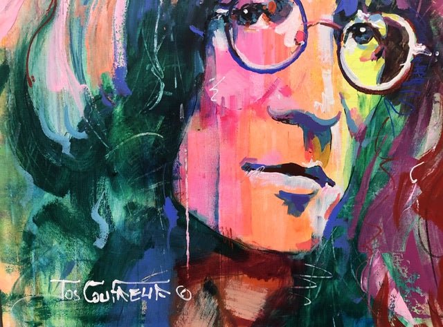 John Lennon - Original Art - Gold Coast Gallery Of ArtJos Coufreur