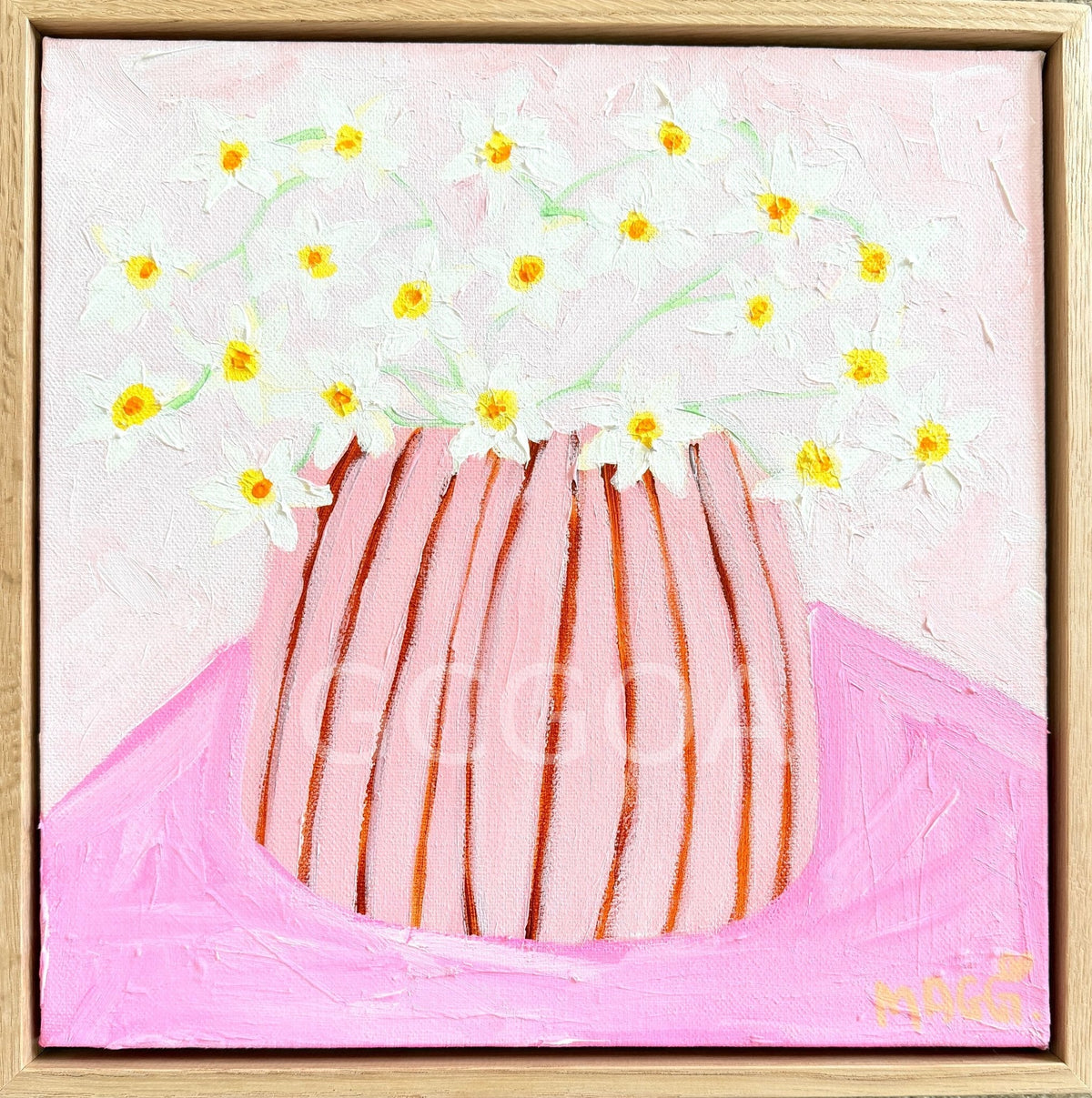 Jonquils In Pink Stripes - Gold Coast Gallery Of ArtMaggi Mcdonald