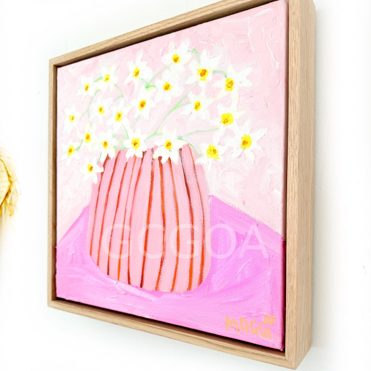 Jonquils In Pink Stripes - Gold Coast Gallery Of ArtMaggi Mcdonald