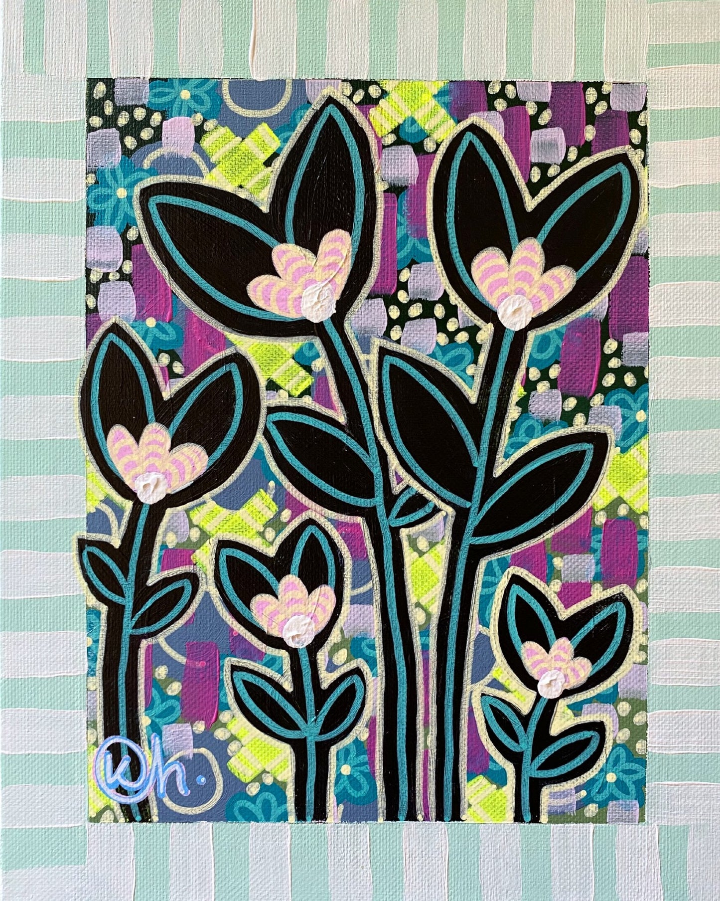 Joyful Little Blooms 1 - Gold Coast Gallery Of ArtKat Handley