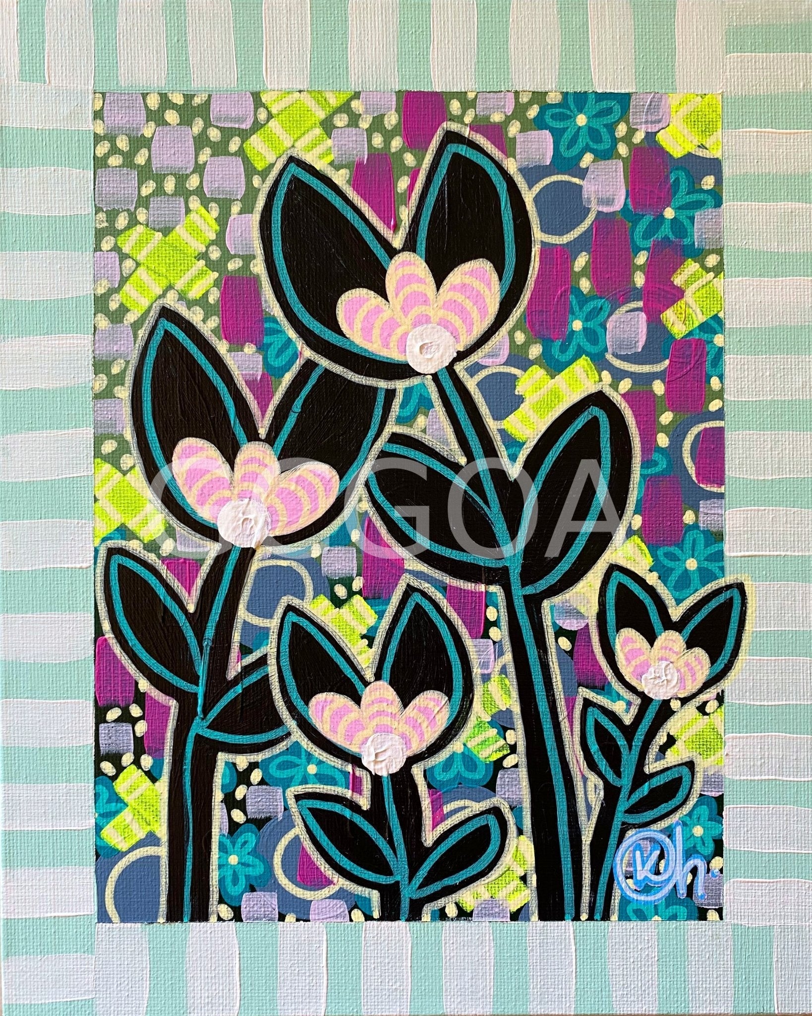 Joyful Little Blooms 2 - Gold Coast Gallery Of ArtKat Handley