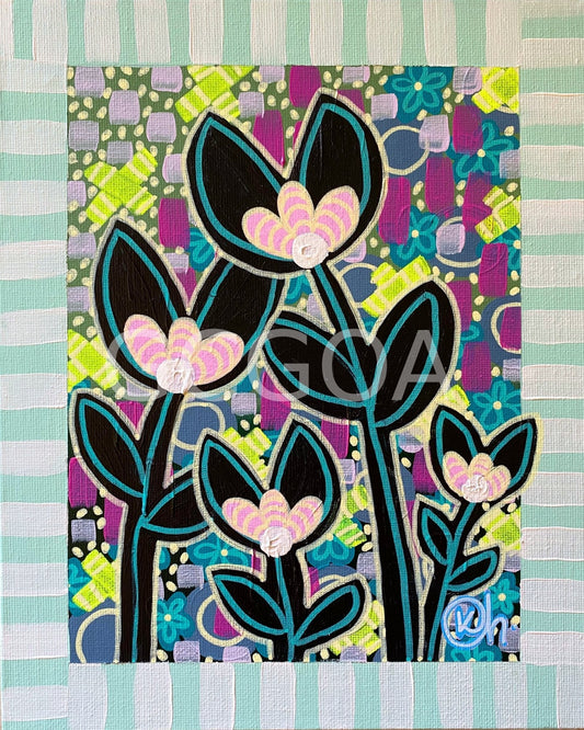 Joyful Little Blooms 2 - Gold Coast Gallery Of ArtKat Handley