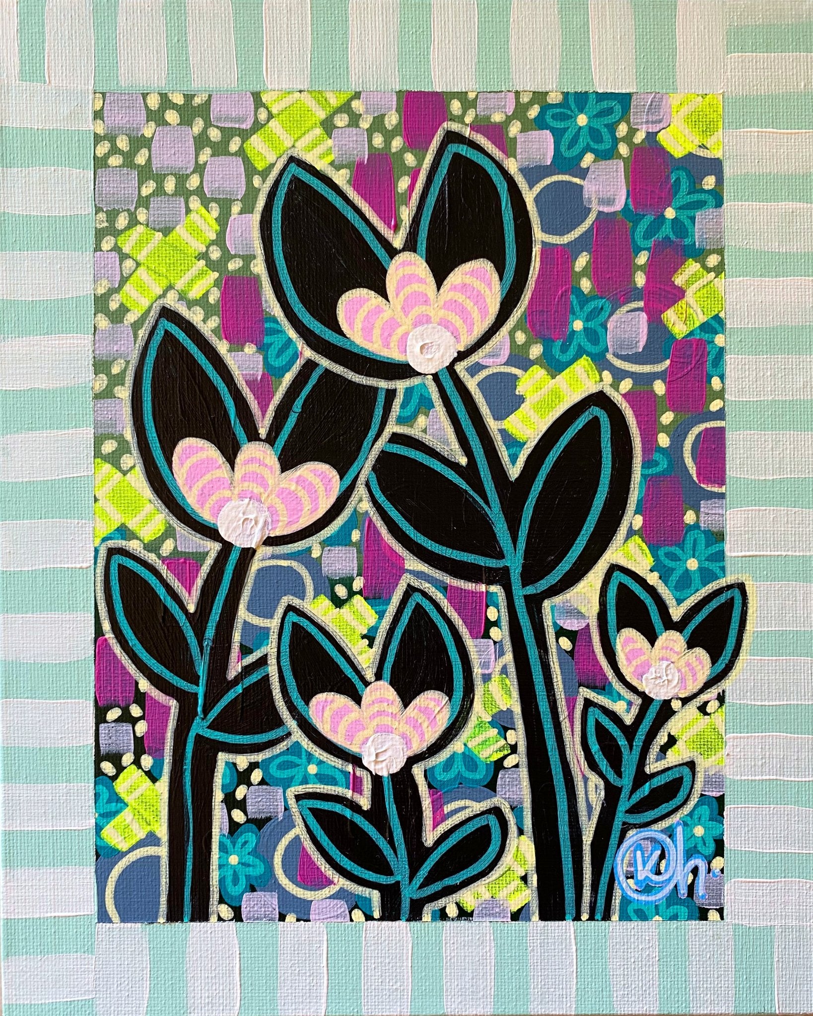 Joyful Little Blooms 2 - Gold Coast Gallery Of ArtKat Handley