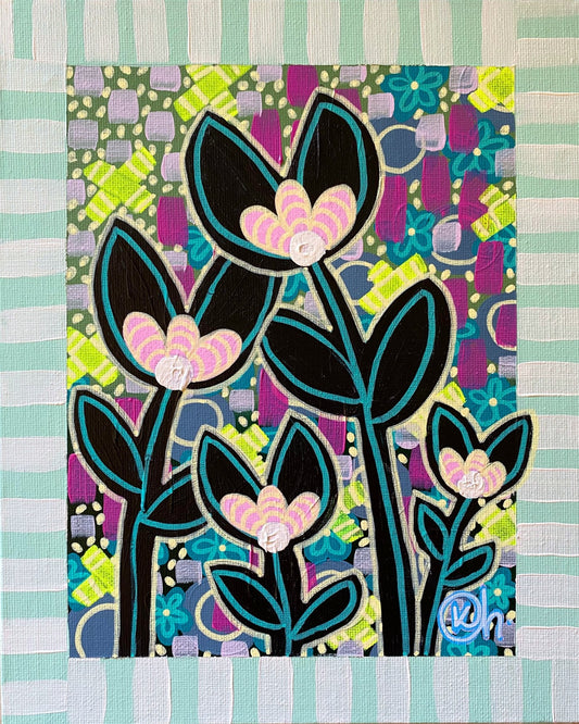 Joyful Little Blooms 2 - Gold Coast Gallery Of ArtKat Handley