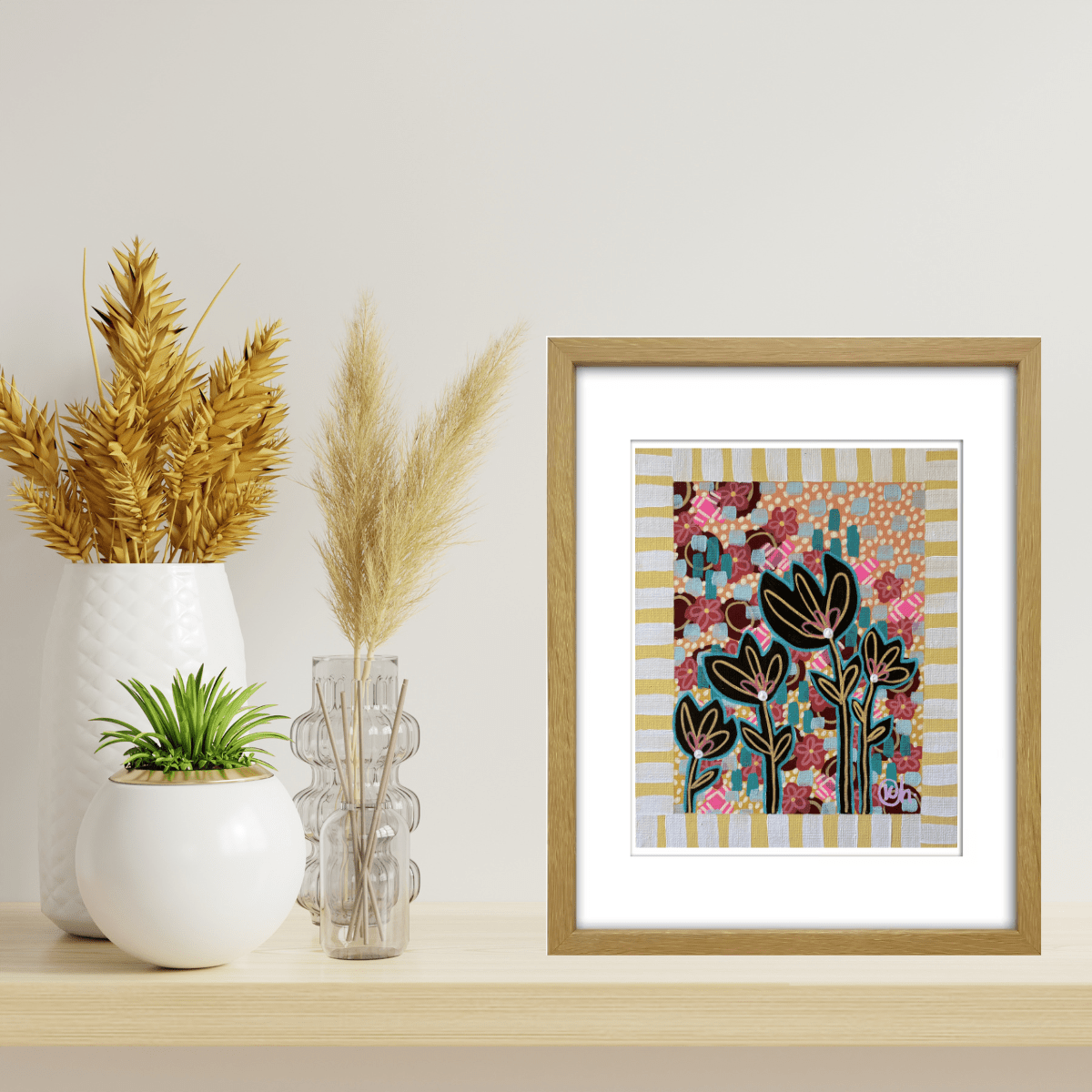 Joyful Little Blooms 3 - Gold Coast Gallery Of ArtKat Handley