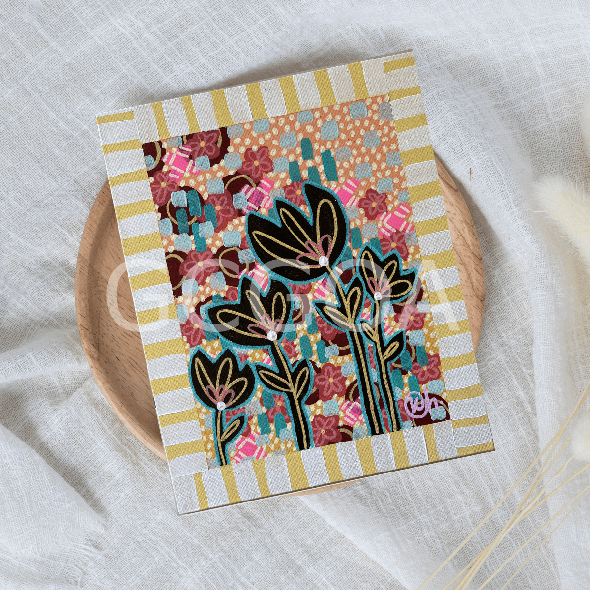 Joyful Little Blooms 3 - Gold Coast Gallery Of ArtKat Handley