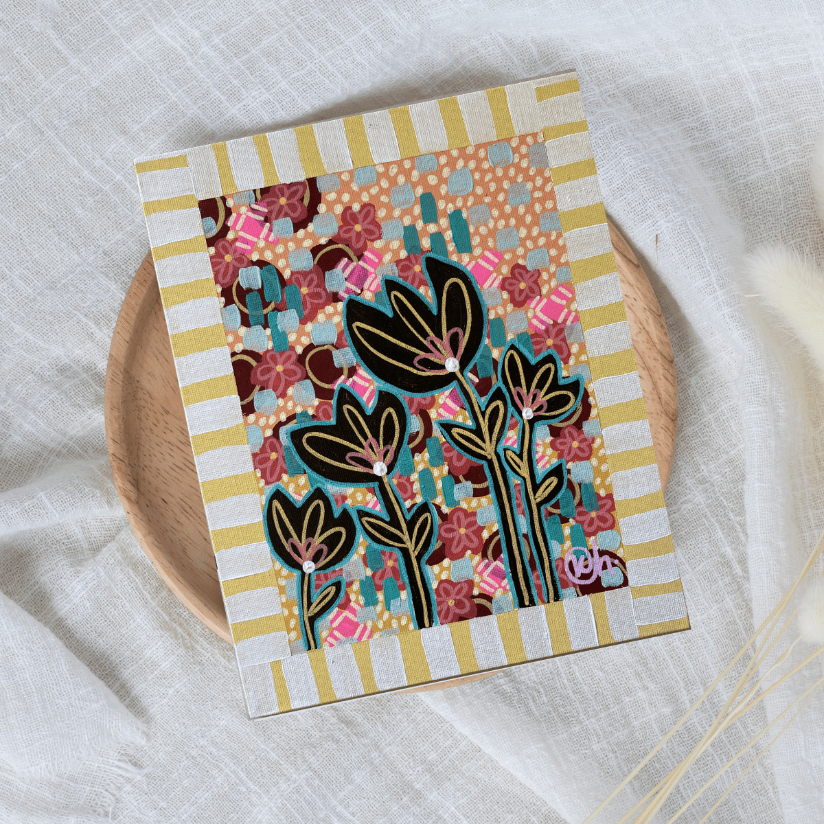 Joyful Little Blooms 3 - Gold Coast Gallery Of ArtKat Handley