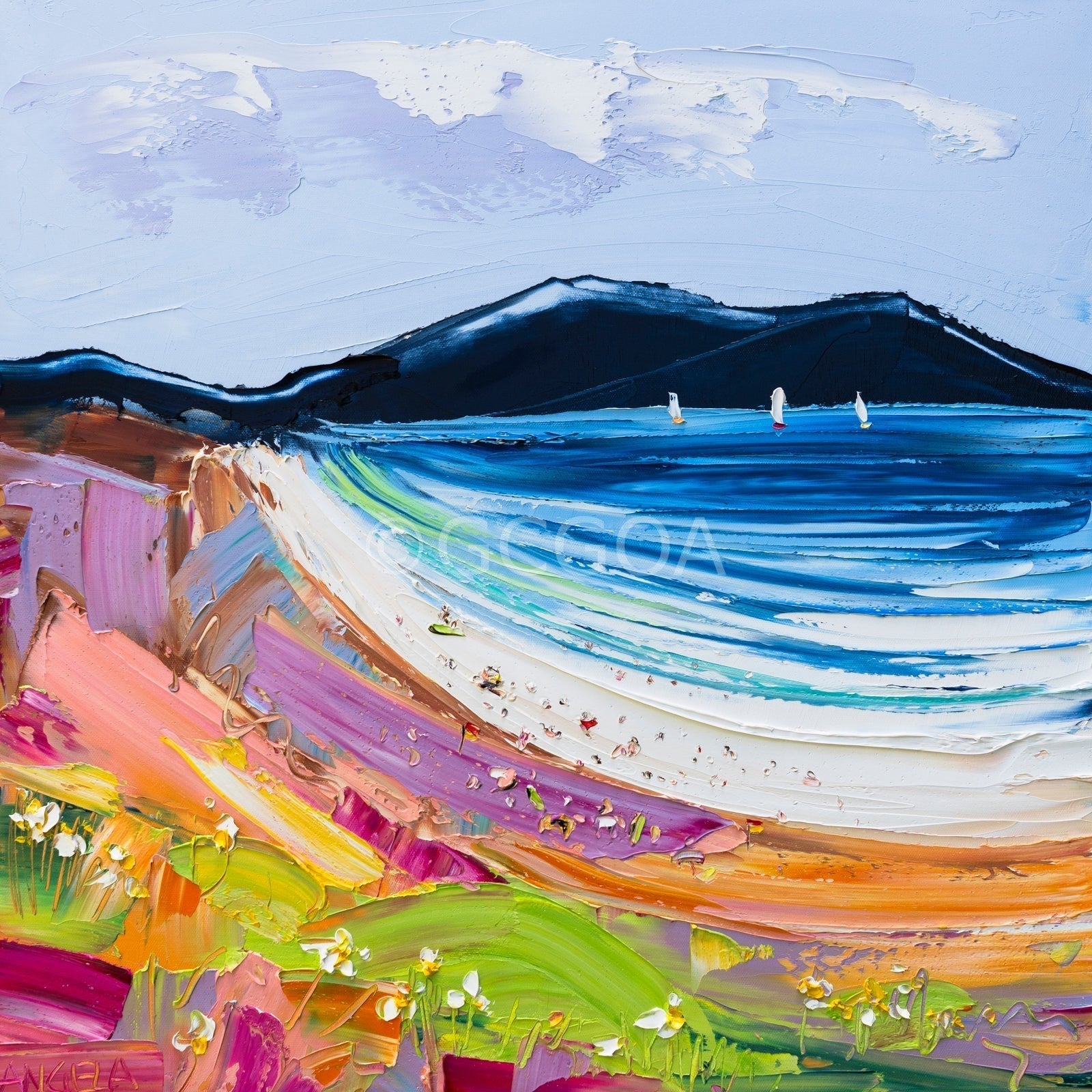 Keep Smiling - Original Art - Gold Coast Gallery Of ArtAngela Hawkey