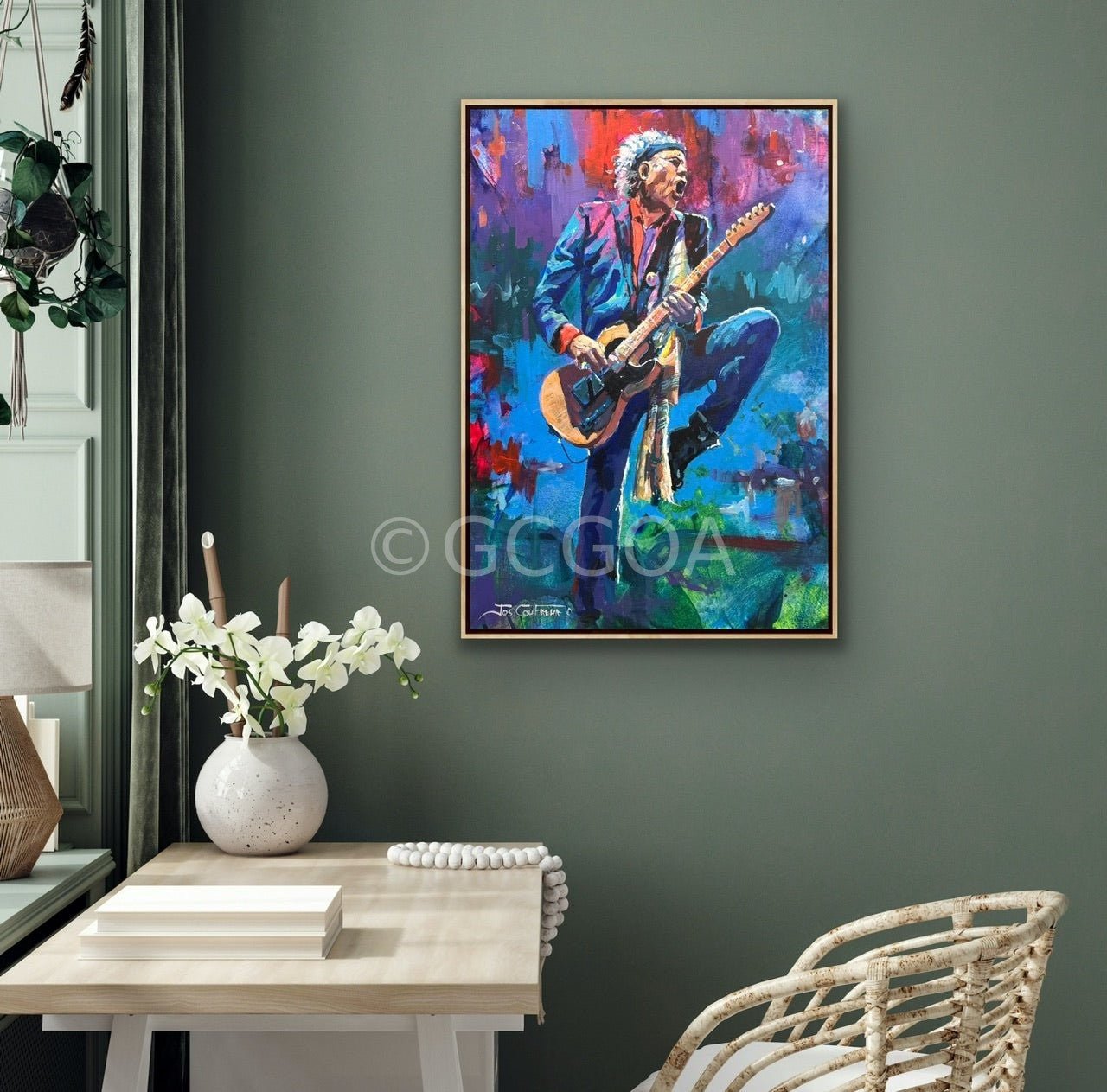 Keith Richards 3 - Original Art - Gold Coast Gallery Of ArtJos Coufreur