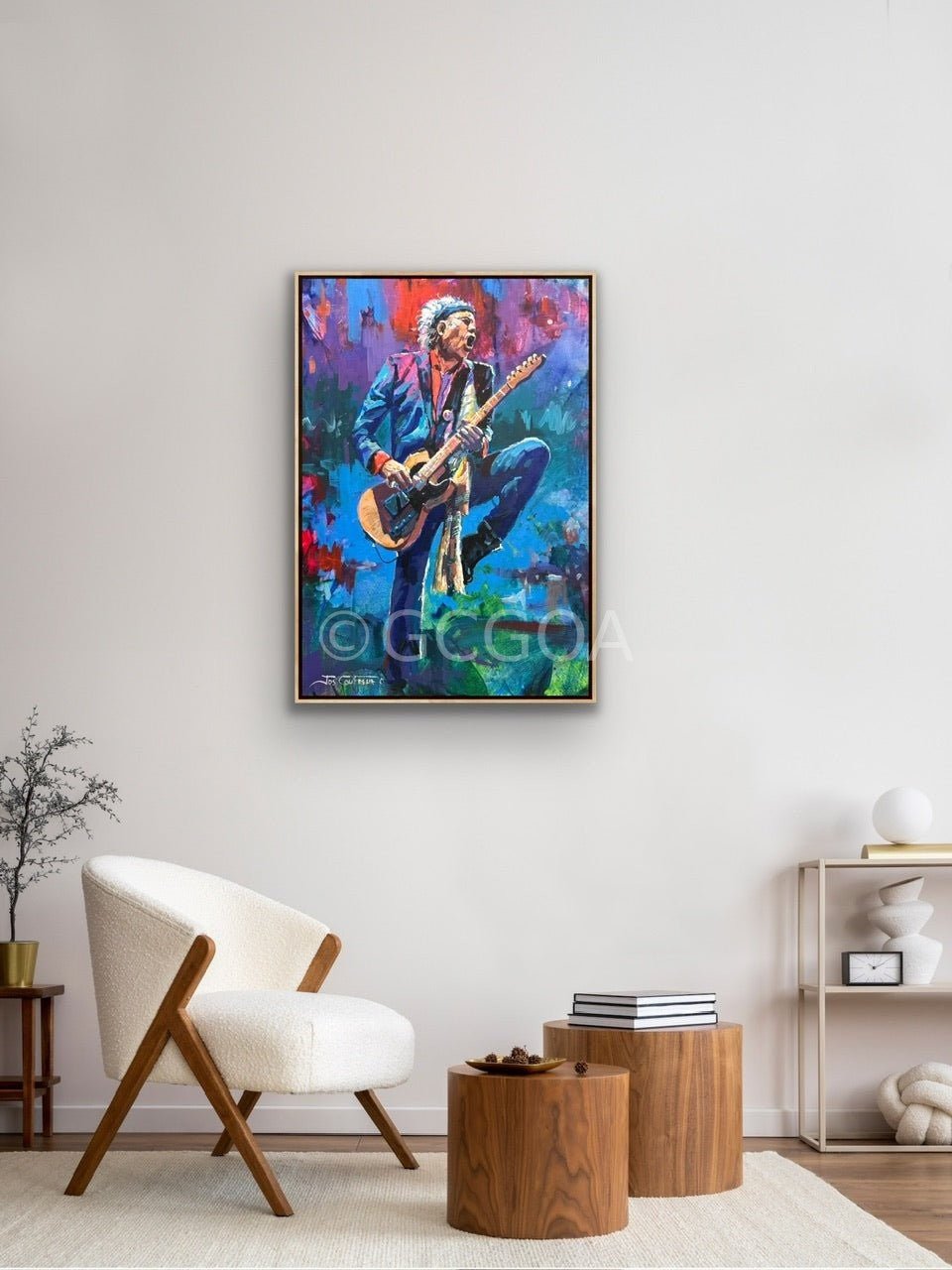 Keith Richards 3 - Original Art - Gold Coast Gallery Of ArtJos Coufreur