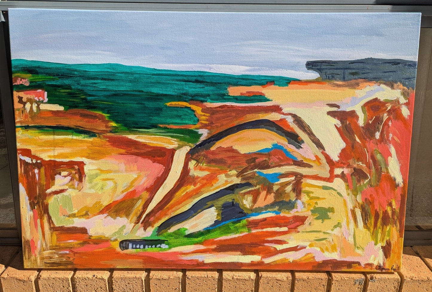 Kissing The Wild Wind - Original Art - Gold Coast Gallery Of ArtAlpana Rai