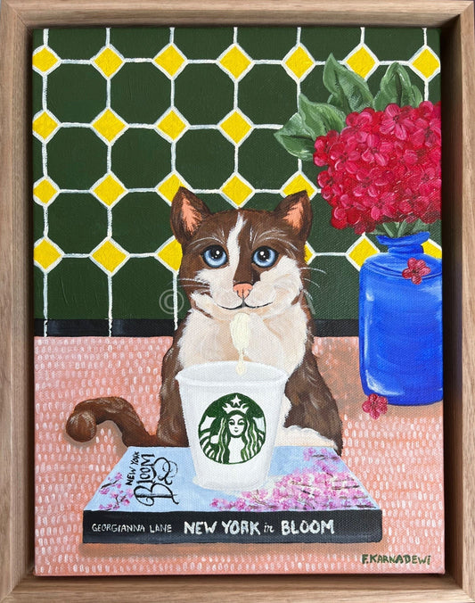 Kittycino - Original Art - Gold Coast Gallery Of ArtFika Karnadewi