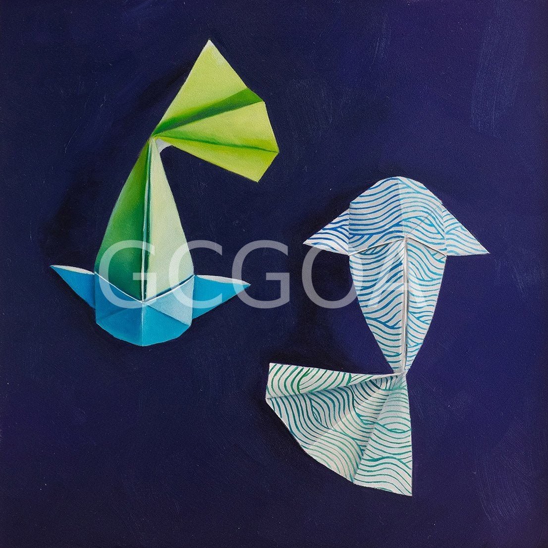 Koi Companions - Original Art - Gold Coast Gallery Of ArtSarah Park