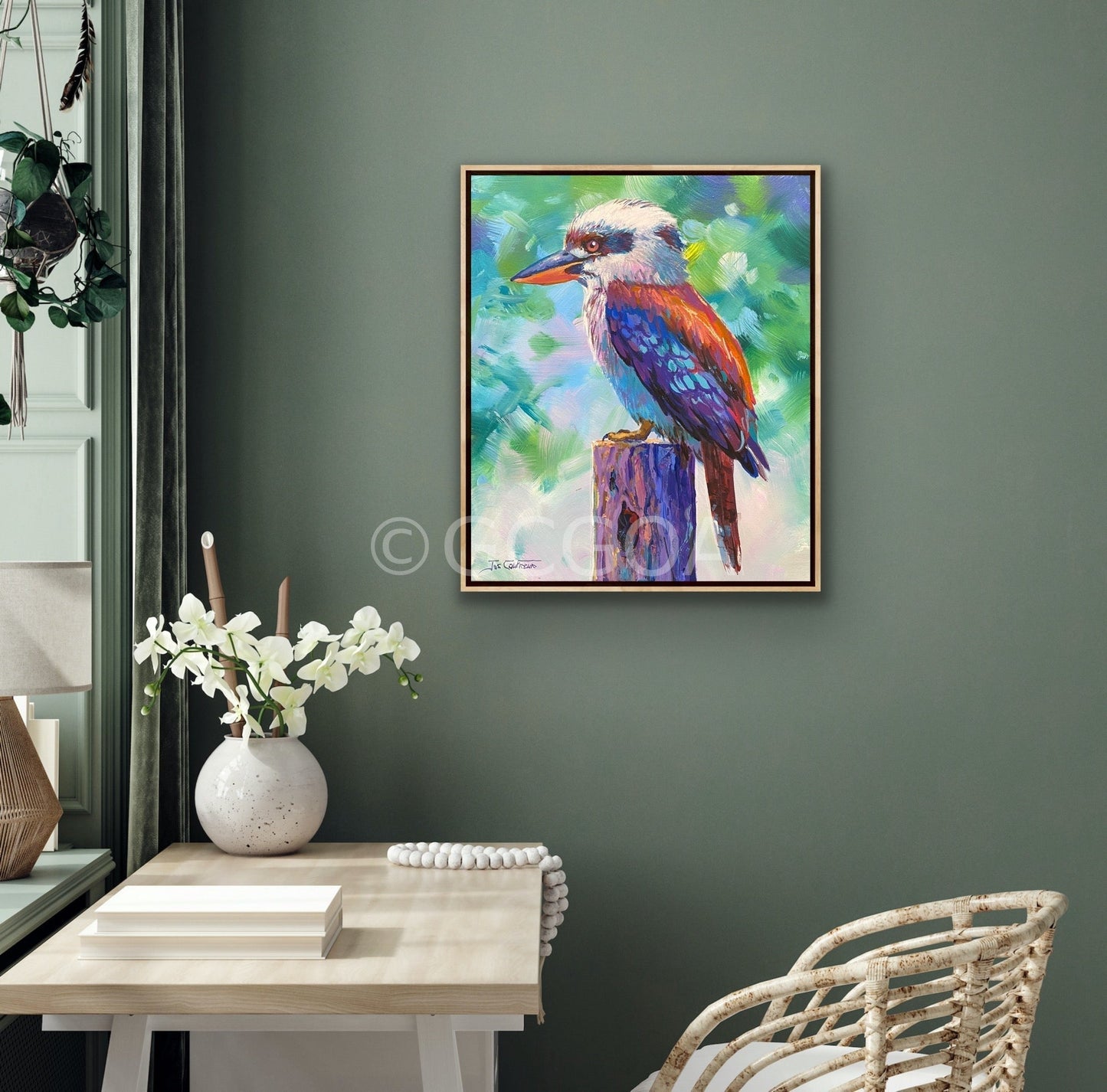 Kookaburra 11 - Original Art - Gold Coast Gallery Of ArtJos Coufreur