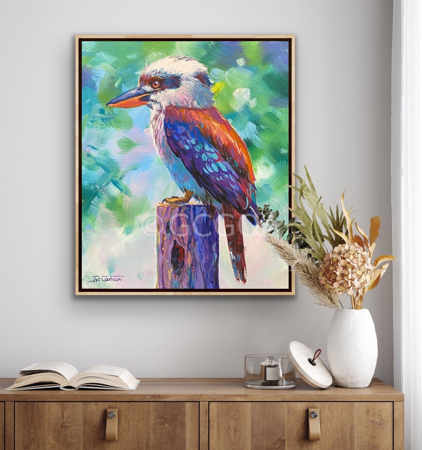 Kookaburra 11 - Original Art - Gold Coast Gallery Of ArtJos Coufreur