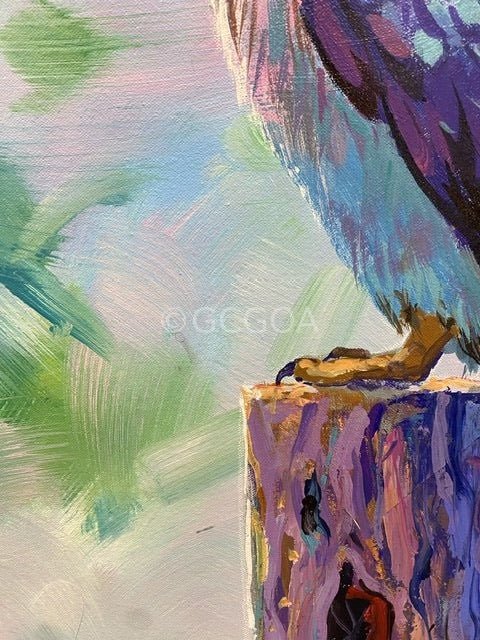 Kookaburra 11 - Original Art - Gold Coast Gallery Of ArtJos Coufreur