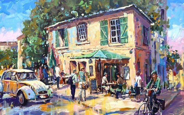 La Maison Rose, France - Original Art - Gold Coast Gallery Of ArtJos Coufreur