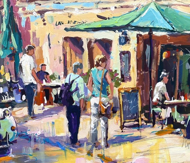 La Maison Rose, France - Original Art - Gold Coast Gallery Of ArtJos Coufreur