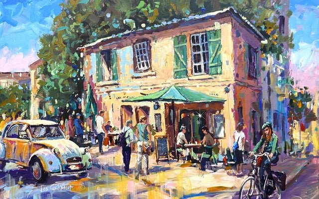 La Maison Rose, France - Original Art - Gold Coast Gallery Of ArtJos Coufreur
