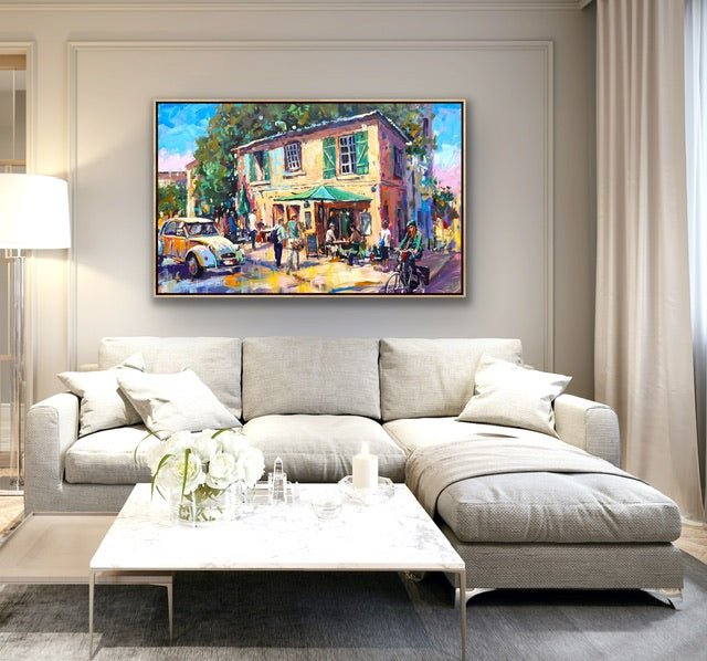 La Maison Rose, France - Original Art - Gold Coast Gallery Of ArtJos Coufreur