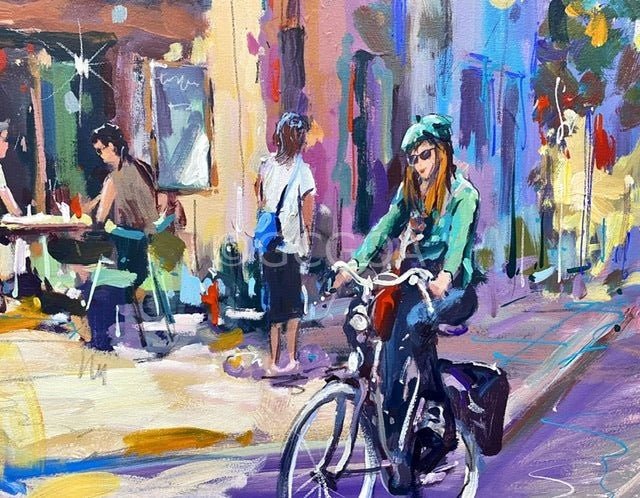 La Maison Rose, France - Original Art - Gold Coast Gallery Of ArtJos Coufreur