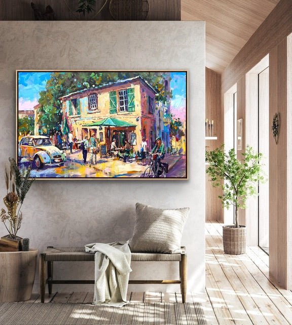 La Maison Rose, France - Original Art - Gold Coast Gallery Of ArtJos Coufreur