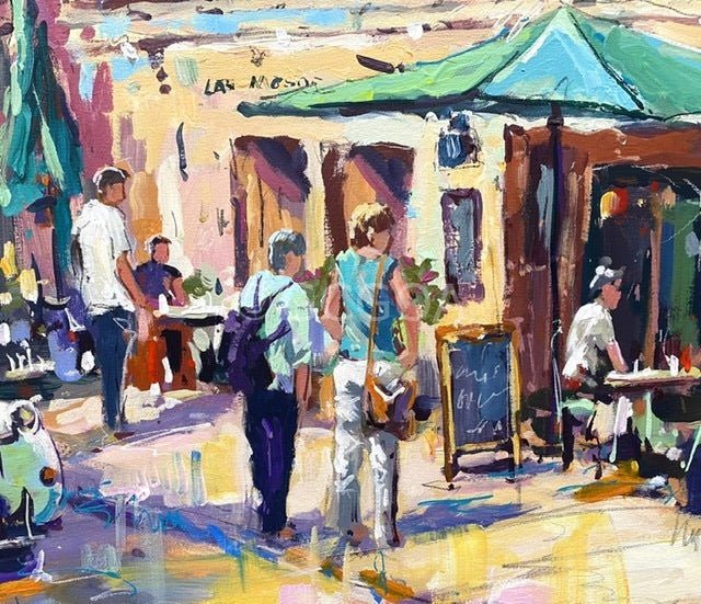 La Maison Rose, France - Original Art - Gold Coast Gallery Of ArtJos Coufreur