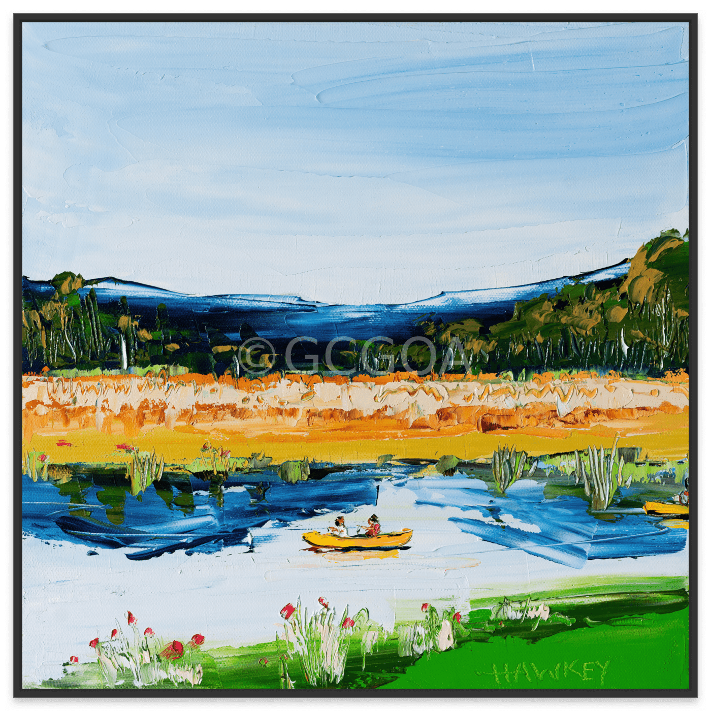 Lake Bellfield - Fine Art Print - Gold Coast Gallery Of ArtAngela Hawkey