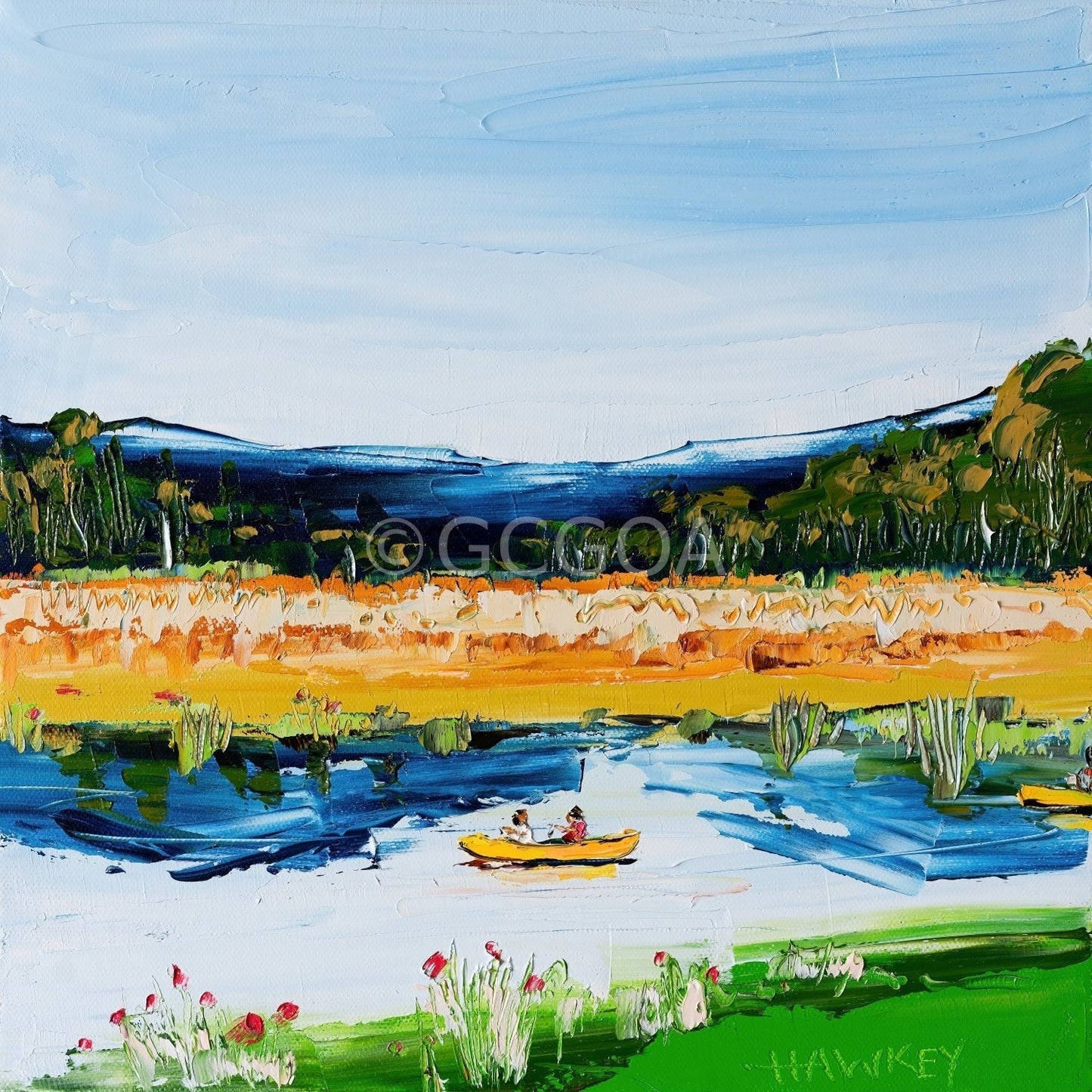 Lake Bellfield - Fine Art Print - Gold Coast Gallery Of ArtAngela Hawkey
