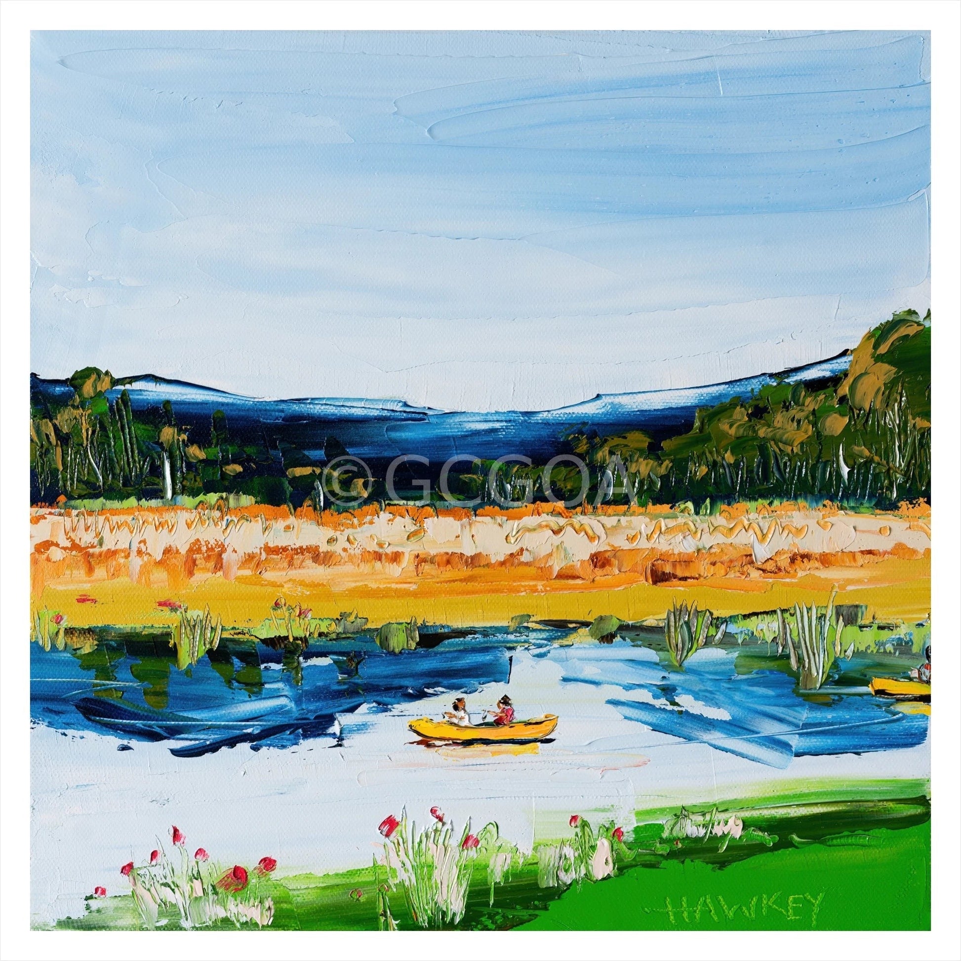 Lake Bellfield - Fine Art Print - Gold Coast Gallery Of ArtAngela Hawkey