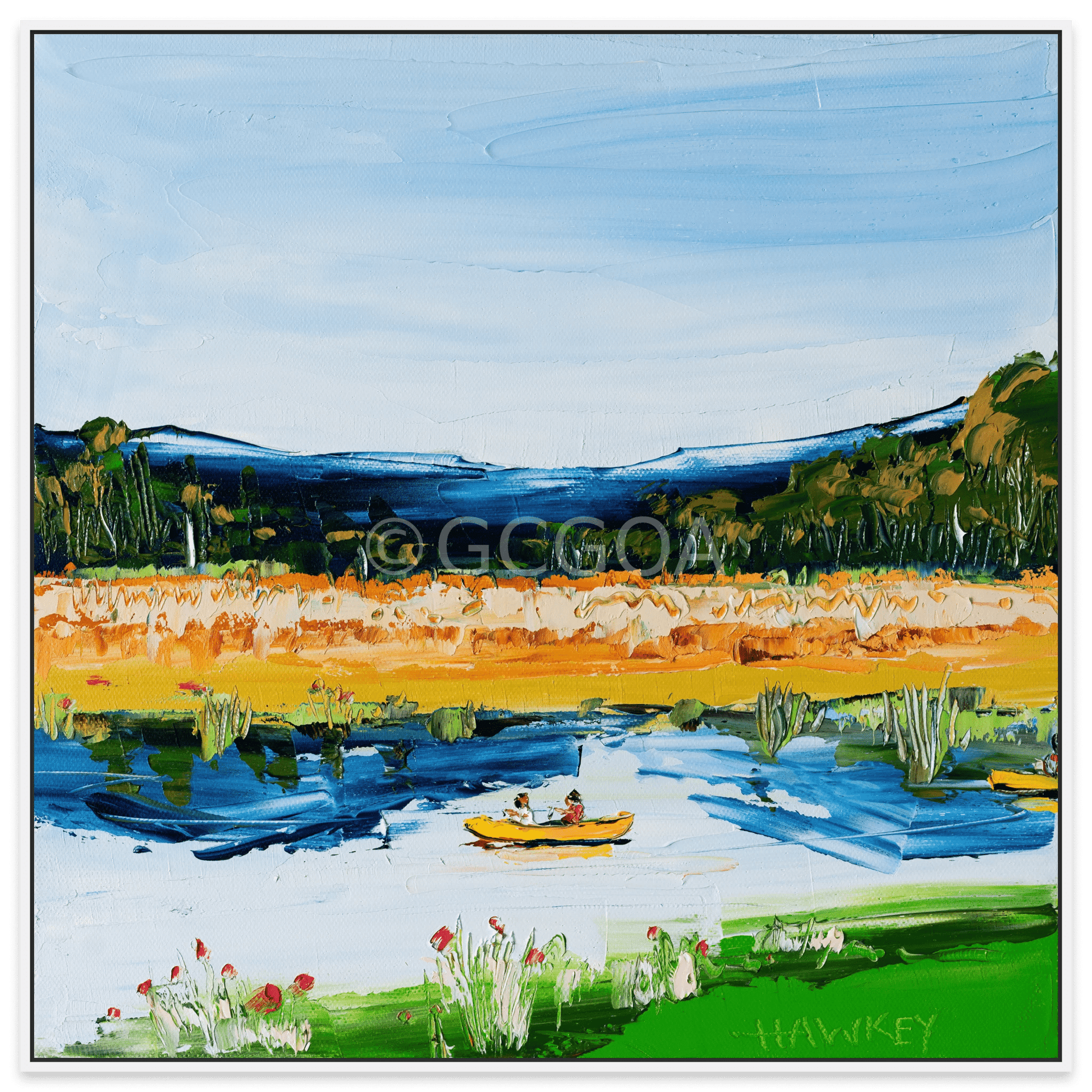 Lake Bellfield - Fine Art Print - Gold Coast Gallery Of ArtAngela Hawkey