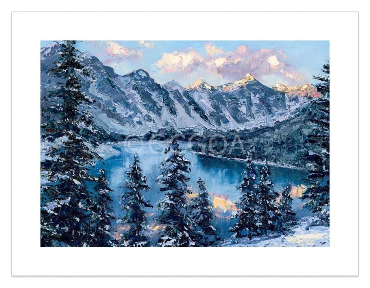 Lake Moraine - Fine Art Print - Gold Coast Gallery Of ArtAngela Hawkey
