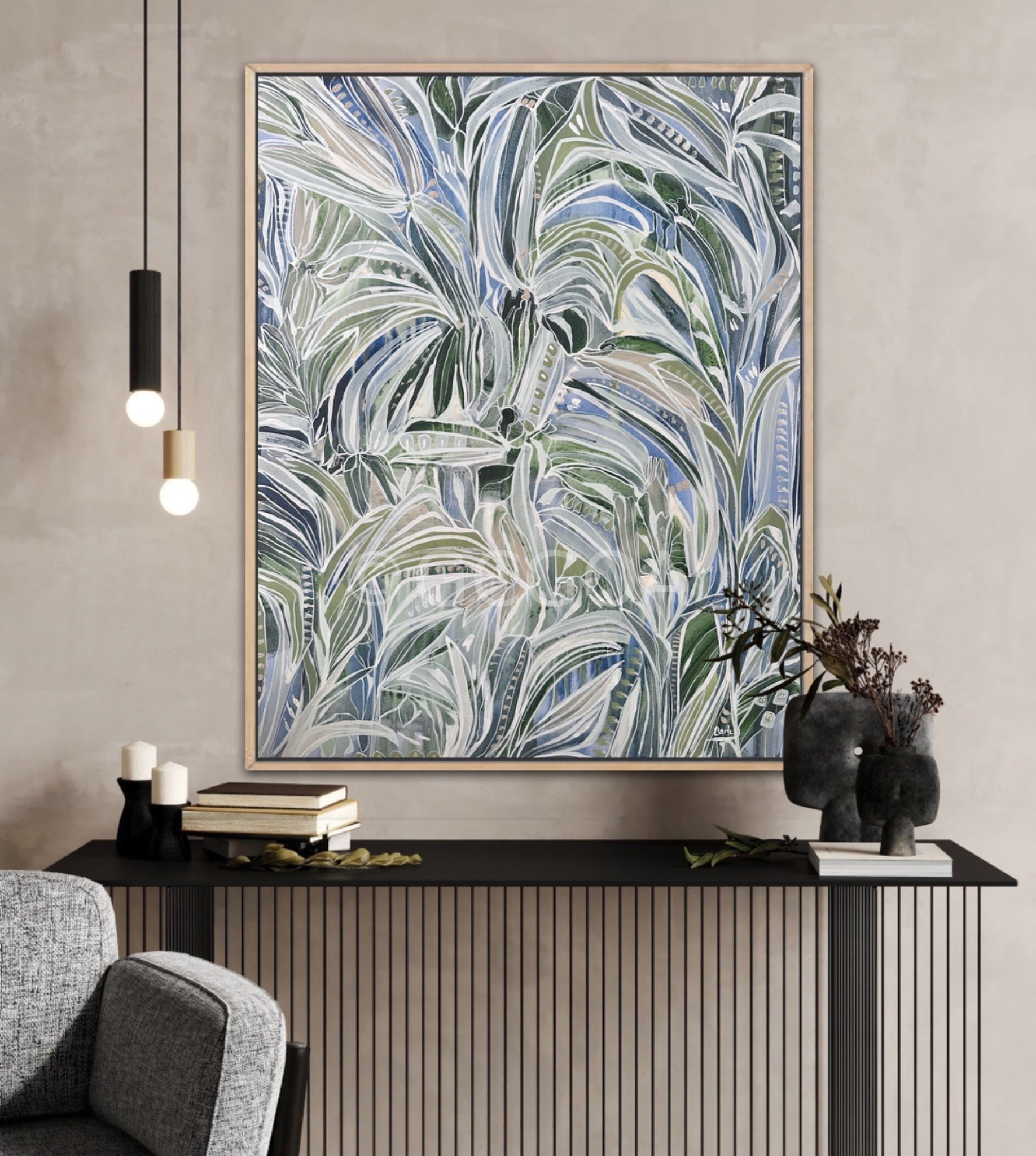 Lakeside Flow - Original Art - Gold Coast Gallery Of ArtCarley Bourne