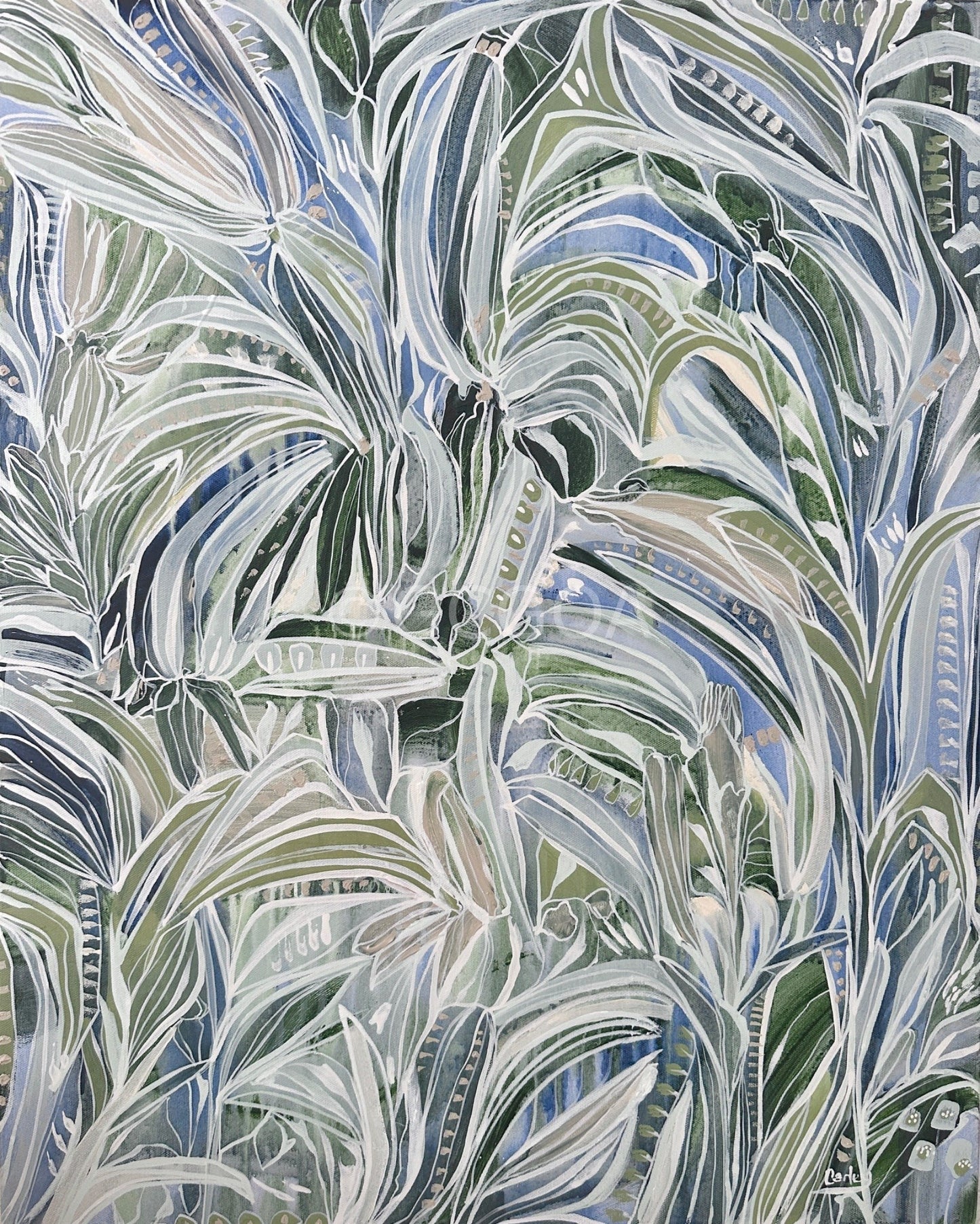Lakeside Flow - Original Art - Gold Coast Gallery Of ArtCarley Bourne